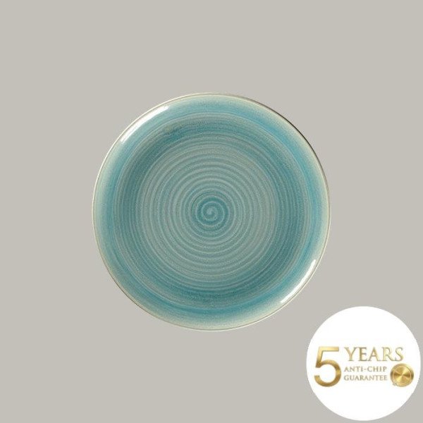 Teller coup flach aus Rakstone, 6er Set, handbemalt von RAK Porcelain, Ø 30,7 cm, 5 Jahre Garantie