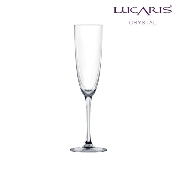 Champagnerflöten aus Kristallglas, 6er Set, Ø 5 cm, Höhe 22.9 cm – Lucaris Tokyo Temptation Kollektion