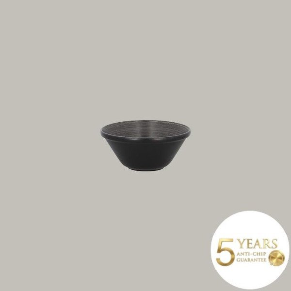 Salatschale Trinidad aus mattschwarzem Porzellan, 16 cm Ø, 12-teiliges Set von RAK Porcelain