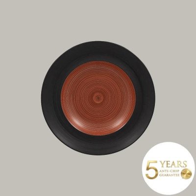 Tiefer Teller mit Rand aus...