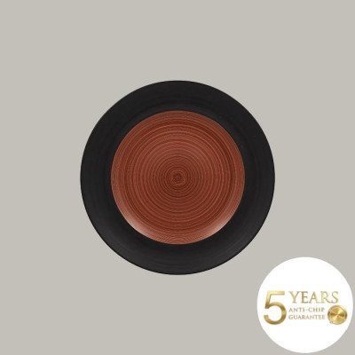 Teller flach mit Rand aus...