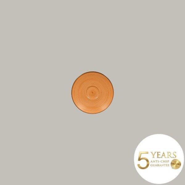 Untertasse aus Porzellan mit mattschwarzer Engobe – 12 Stück Set von RAK Porcelain