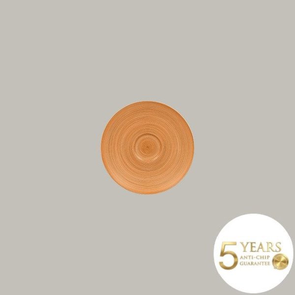 Untertasse aus Porzellan, matt schwarz, Ø 17 cm, 12 Stück – RAK Porcelain