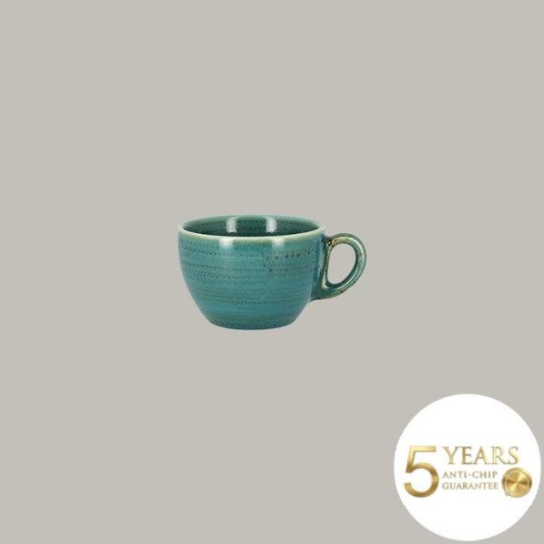 Kaffee- /Teetasse Twirl aus Porzellan, 12-teiliges Set mit tropischem Farbdesign und 5 Jahren Garantie