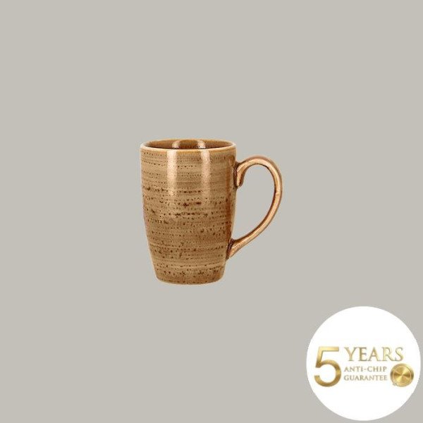 Becher Twirl aus Porzellan, 6er-Set, handverziert in Tropenfarben