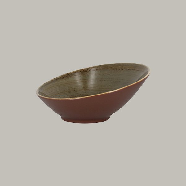 Salatschale schräg aus Porzellan Ø 29 cm – Twirl Kollektion von RAK Porcelain