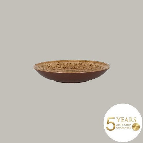 Teller coup tief Twirl aus Porzellan, 12er Set, handverziert, langlebig, Ø 25,9 cm