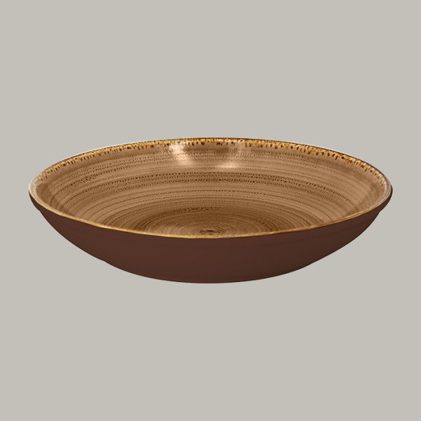 Platte tief Twirl Ø 36,2 cm aus Porzellan in Sand-Beige von RAK Porcelain