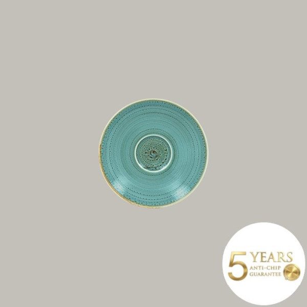 Untertasse Twirl aus Porzellan, 12 Stück, Ø 17 cm – RAK Porcelain