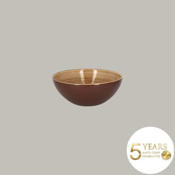 Salatschale Twirl aus Porzellan, 6-teilig, handverziert, Ø 20,2 cm, langlebig