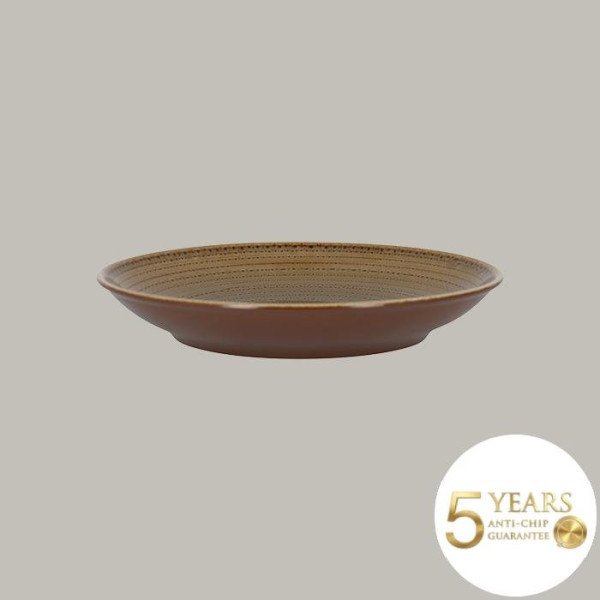 Teller coup tief Twirl aus Porzellan, 12-teilig, handverziert, langlebig, Ø 27,8 cm