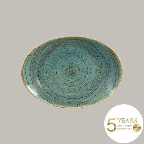 Teller coup flach aus Porzellan, 32 cm, 6er Set – Twirl Kollektion von RAK Porcelain