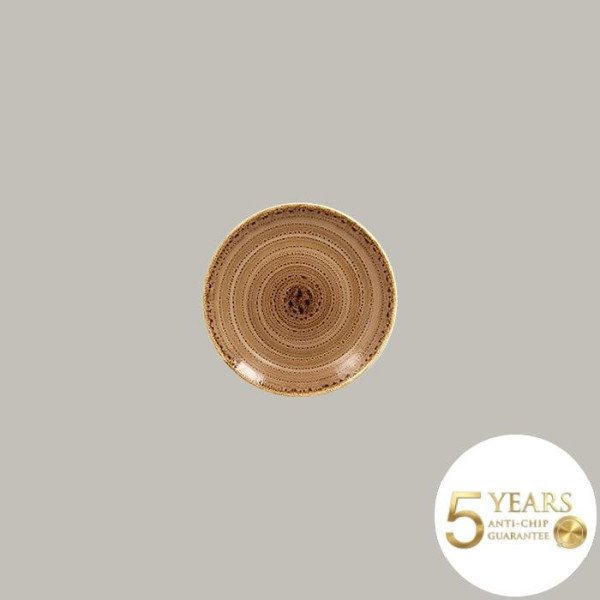 Teller coup flach Twirl Porzellan 15 cm, 24-teilig, handverziert, langlebig