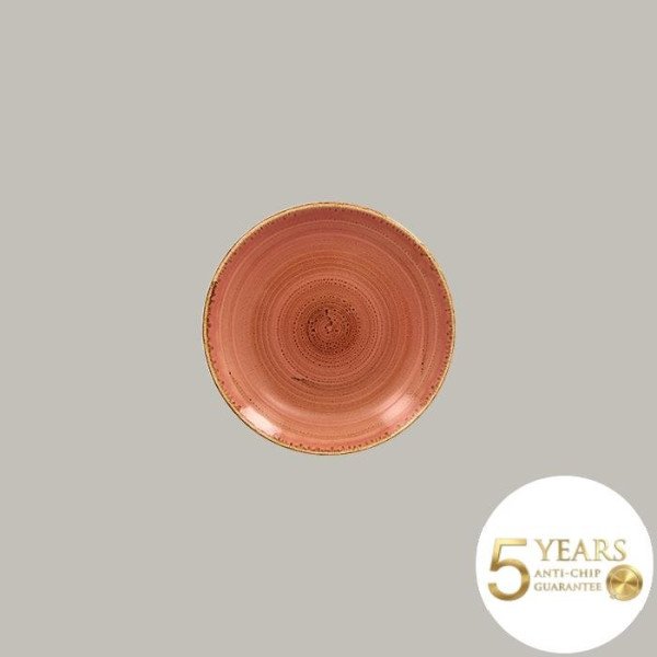 Teller coup flach aus Porzellan, 24-teilig, Twirl Kollektion von RAK Porcelain – handverziert in tropischen Farben