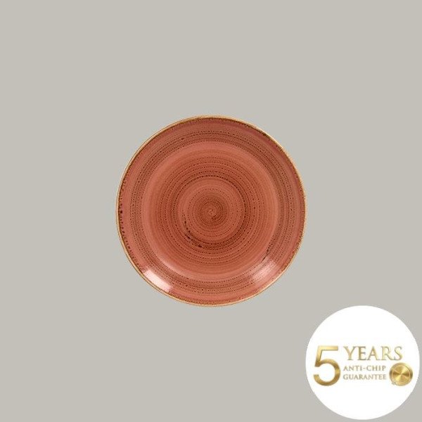 Teller coup flach aus Porzellan – Twirl Kollektion von RAK Porcelain, 12-teilig, handverziert, langlebig, Ø 20.9 cm