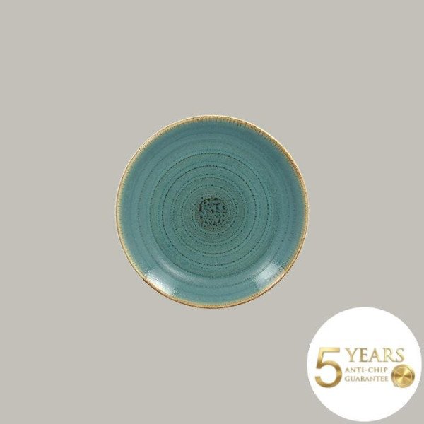 Teller coup flach aus Porzellan – Twirl Kollektion, 12 Stück, RAK Porcelain