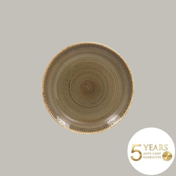 Teller coup flach Twirl 24 cm, 12-teilig, handverziert, langlebig