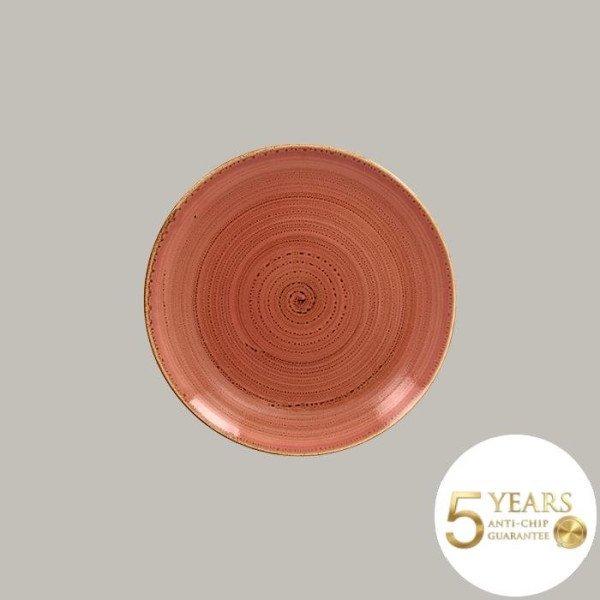 Teller coup flach Twirl 24 cm, 12-teiliges Porzellan-Set von RAK Porcelain