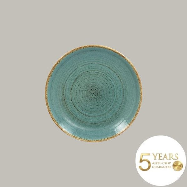 Teller coup flach Twirl 24 cm aus Porzellan, 12-teiliges Set von RAK Porcelain