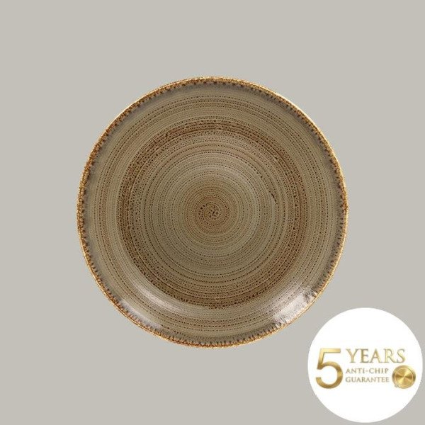 Teller coup flach Twirl 29,3 cm aus Porzellan, 12 Stück - RAK Porcelain