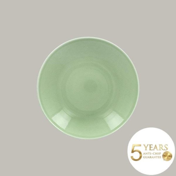 Teller coup tief aus Porzellan, 6 Stück, Vintage Kollektion mit Craquelé-Effekt