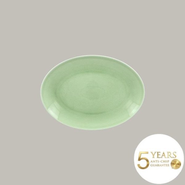 Teller coup flach aus Porzellan – Vintage Kollektion, 12-teilig, 26x19 cm