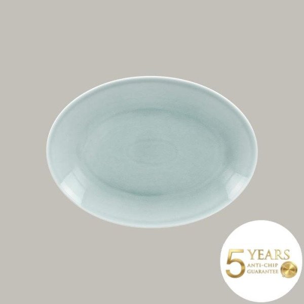 Teller coup flach aus Porzellan, 6-teilig, Vintage Design mit Craquelé-Effekt