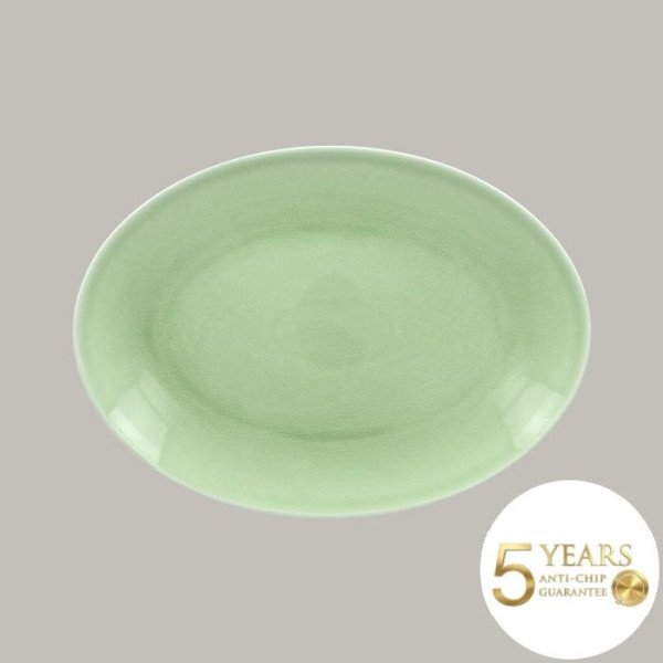 Teller coup flach aus Porzellan, Vintage Design, 36 cm, 6 Stück