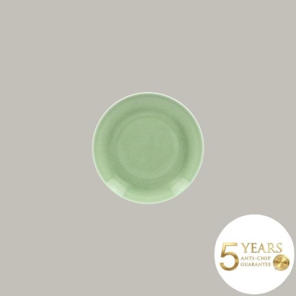 Teller coup flach aus Porzellan, 24-teilig, Vintage Design mit Craquelé-Effekt