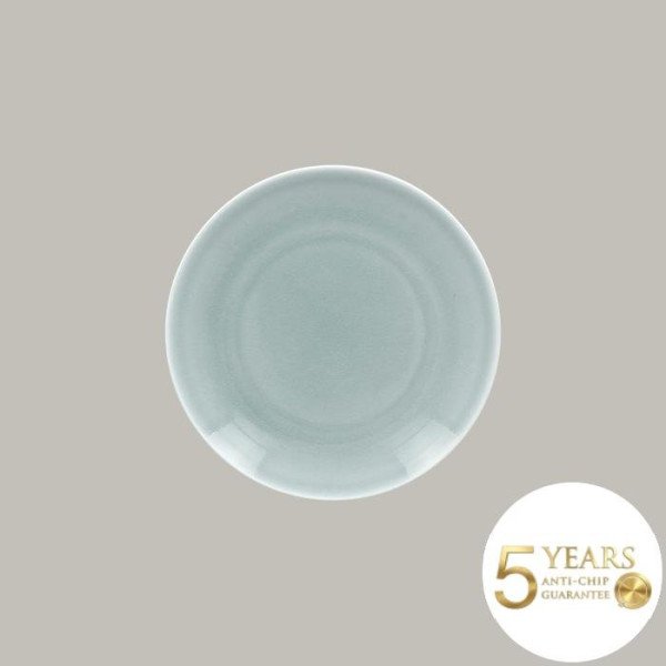 Teller coup flach aus Porzellan, 24 cm, 12-teilig, Vintage Design