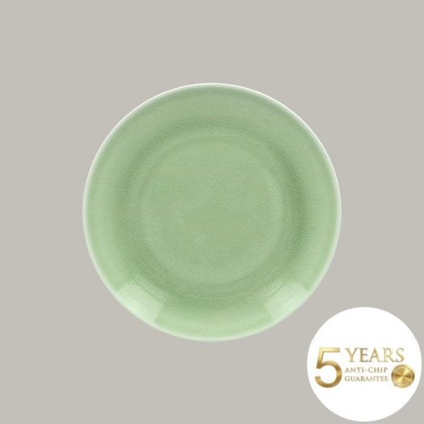 Teller coup flach aus Porzellan, 12-teilig, Vintage Kollektion mit Craquelé-Effekt