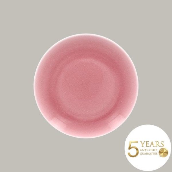 Teller coup flach aus Porzellan, 12-teilig, Vintage Design mit Craquelé-Effekt