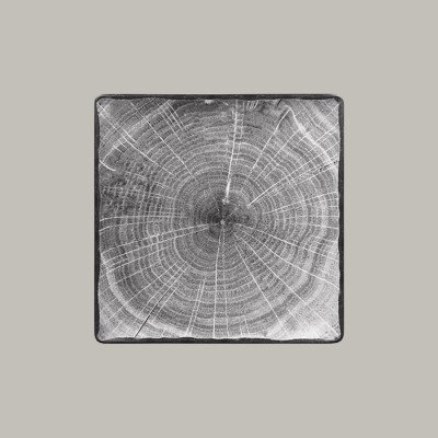 Teller coup flach aus...