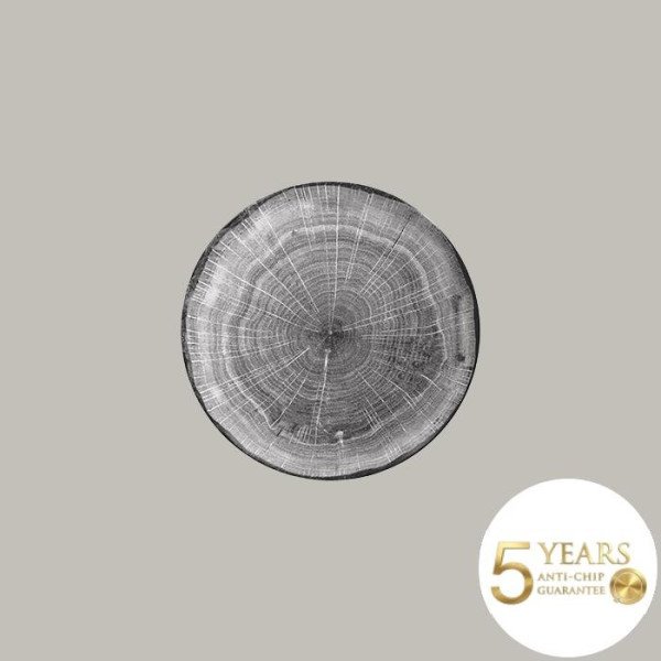 Teller coup flach Woodart 24 cm, 12er Set in Naturfarben – RAK Porcelain