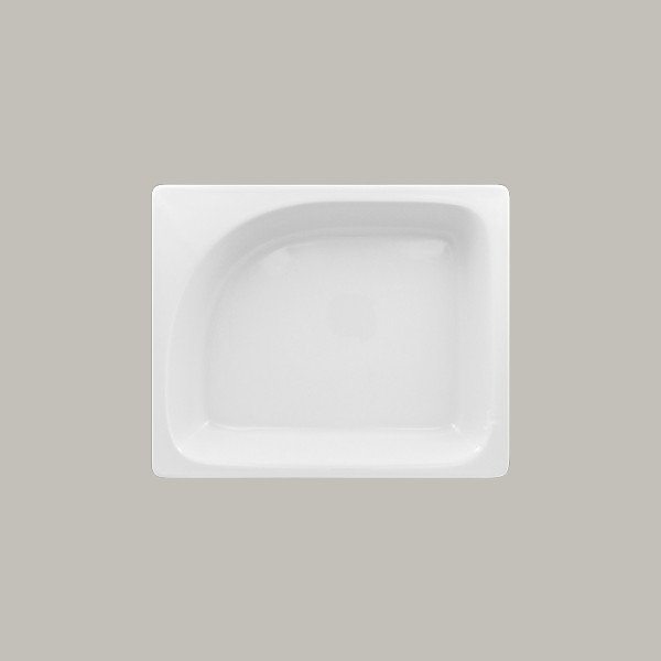 Schale Gastronorm 1/2 aus weißem Porzellan – Zamma Serie von RAK Porcelain