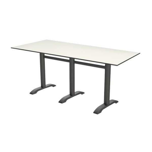 Café-Tisch CARVO TRIO mit robuster HPL-Tischplatte – ideal für Gastronomie und Outdoor