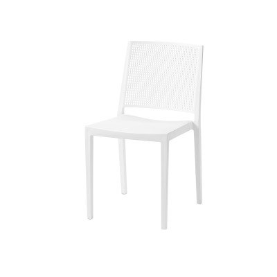 Caféstuhl GOMERA NET weiß –...
