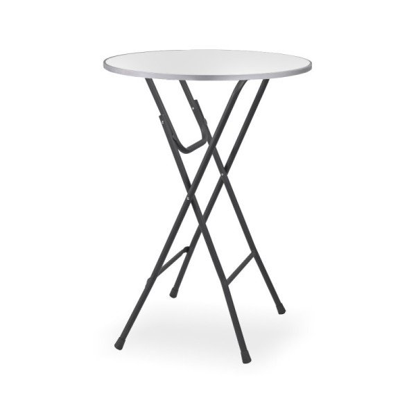 Banketttisch EC-K FI80 – Stabiler. klappbarer Banketttisch in Weißes Alaska. 80x80x110 cm