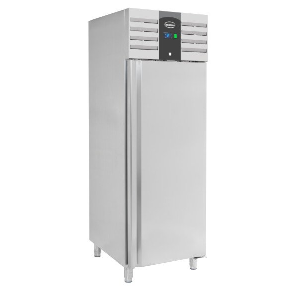 KÜHLSCHRANK EDELSTAHL 1 TÜR
