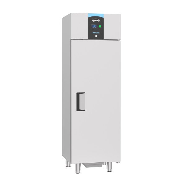 KÜHLSCHRANK EDELSTAHL 400 LTR