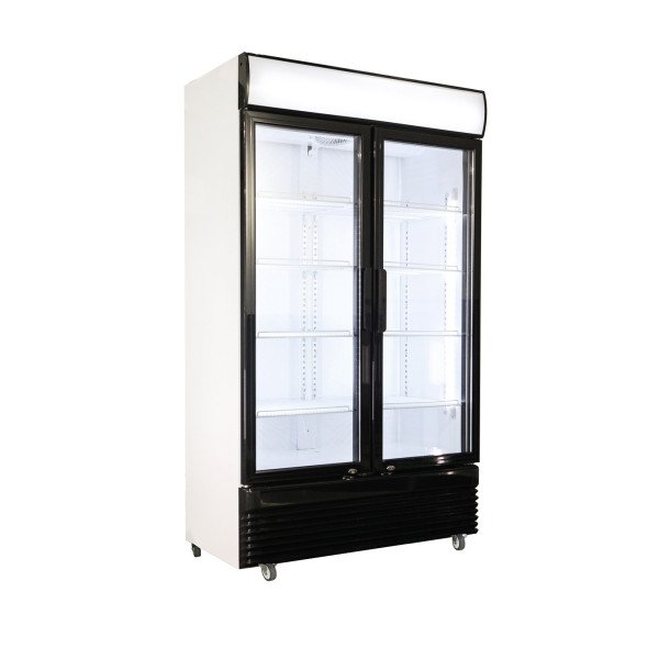 KÜHLSCHRANK 2 GLASTÜREN BEZ-780 GD