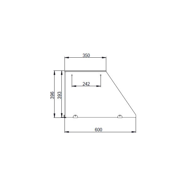Glasaufsatz kurz. Klarglas. gerade kpl. für THSAI188