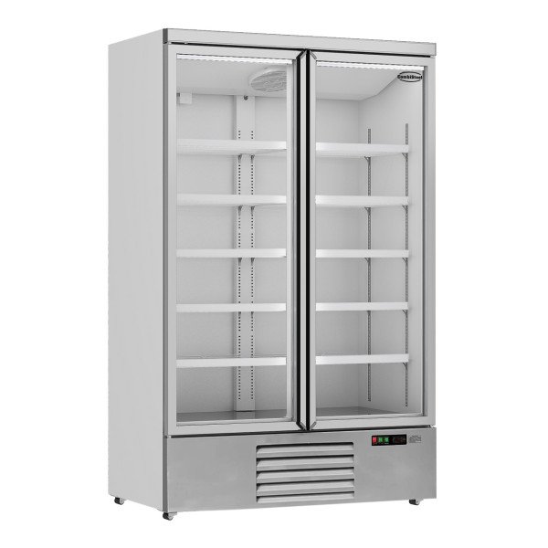 KÜHLSCHRANK 2 GLASTÜREN JDE-1000R