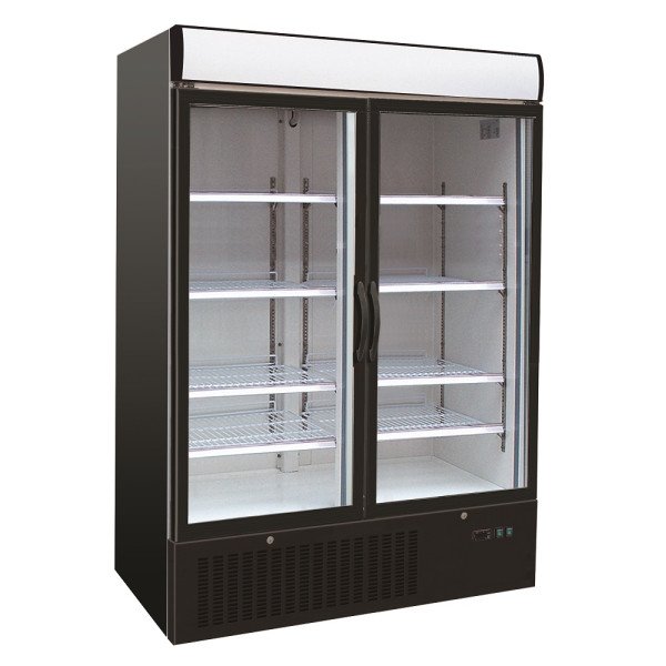 TIEFKÜHLSCHRANK 2 GLASTÜREN