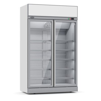TIEFKÜHLSCHRANK 2 GLASTÜREN...