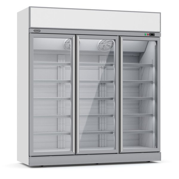 TIEFKÜHLSCHRANK 3 GLASTÜREN INS-1530F  **Achtung, es liegt ein erhöhter Einschatlstrom vor, sodass ein Leitungsschutzschalter mi