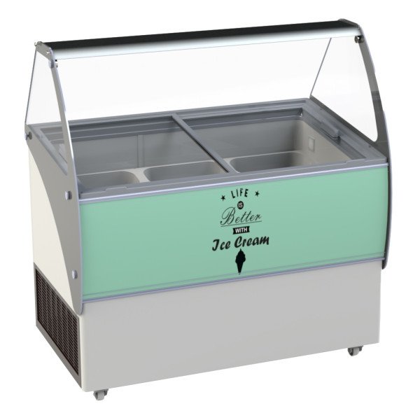 SPEISEISVITRINE CURACAO 10X5 LTR