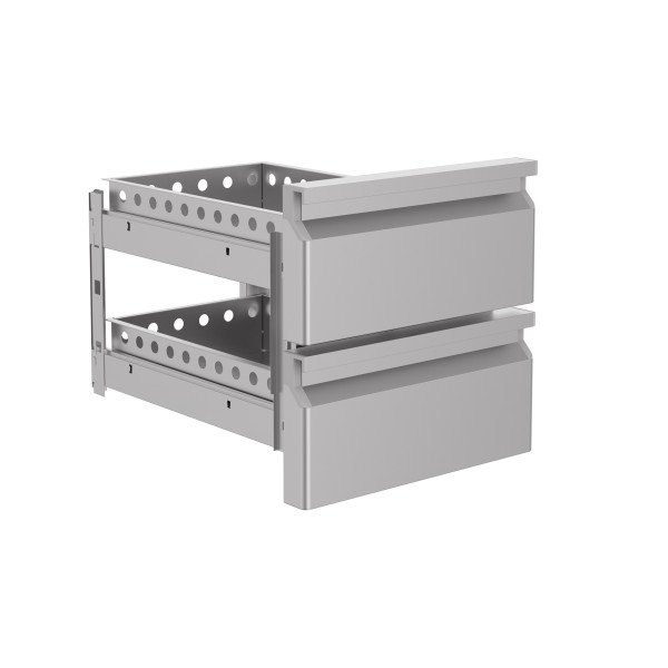 2 SCHUBLADEN UNIT FÜR 7450.0755-0760-0765  Combisteel gibt keine Garantie auf den Einbau eines Schubladenelements