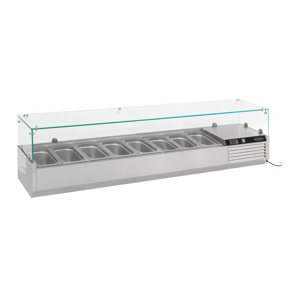 AUFSATZVITRINE 1/3 GN x 8