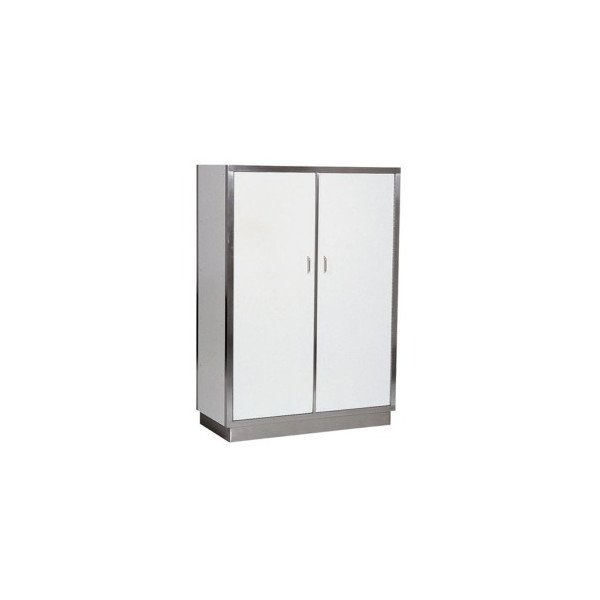 EDELSTAHL PORZELLANSCHRANK 1 TÜR 5 LEVEL 680